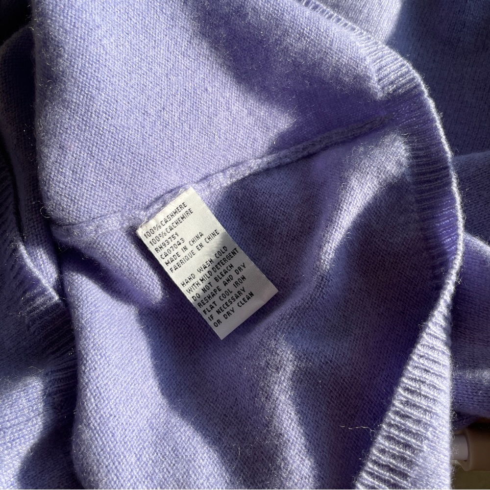 Incashmere 100% Cashmere Basic Turtle Neck Sweater - image 4